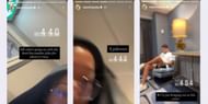 Screenshots via stories/ @naomiosaka on Instagram, dated August 2, 2025.